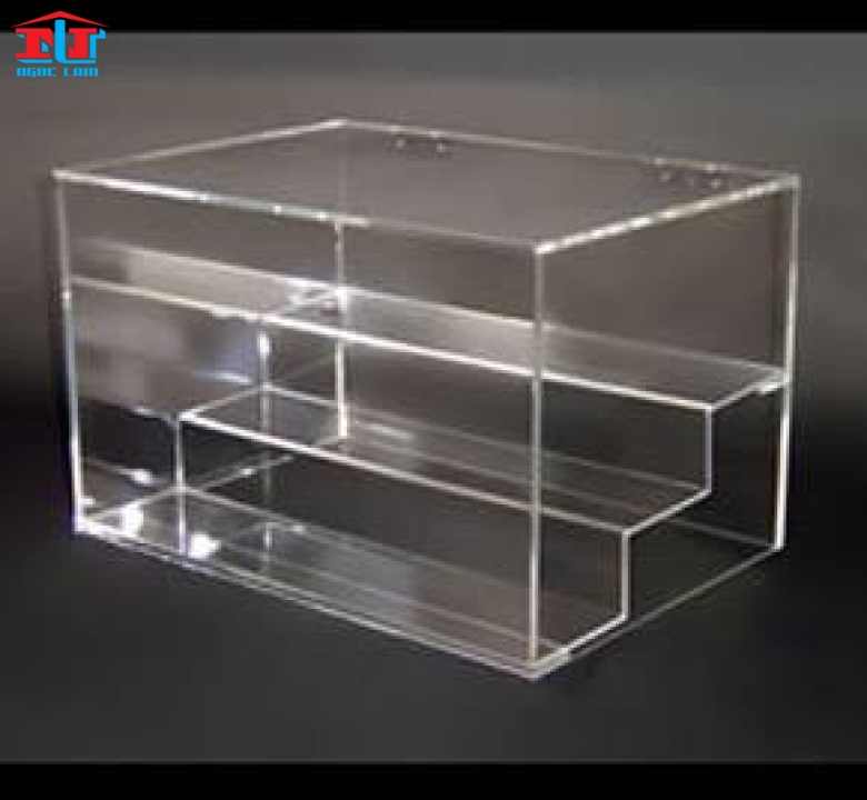 GIA CÔNG HỘP MICA TRƯNG BÀY SẢN PHẨM, HỘP MICA ĐỰNG MÔ HÌNH THEO YÊU CẦU