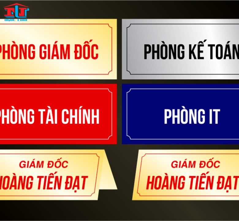 Bảng biển chỉ dẫn mica