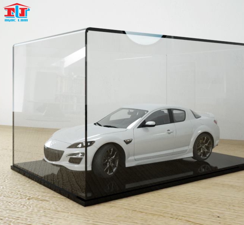 GIA CÔNG HỘP MICA TRƯNG BÀY SẢN PHẨM, HỘP MICA ĐỰNG MÔ HÌNH THEO YÊU CẦU