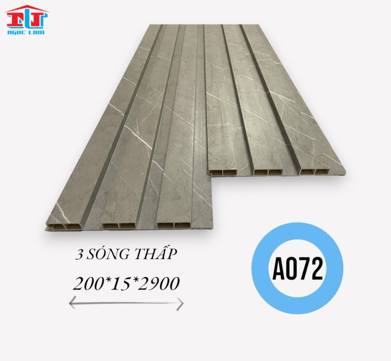 TẤM ỐP NHỰA LAM SÓNG - 3 SÓNG THẤP 