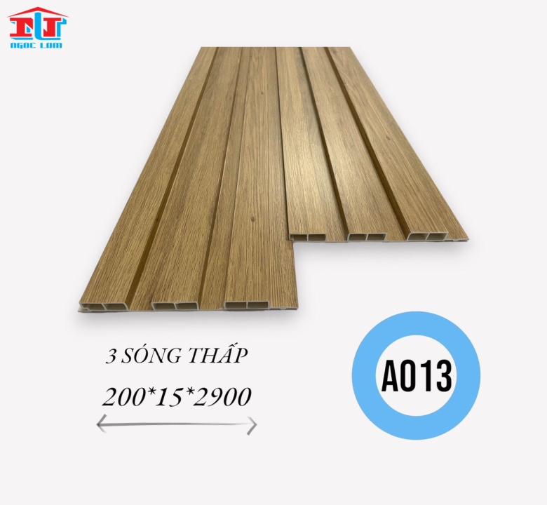TẤM ỐP NHỰA LAM SÓNG - 3 SÓNG THẤP 