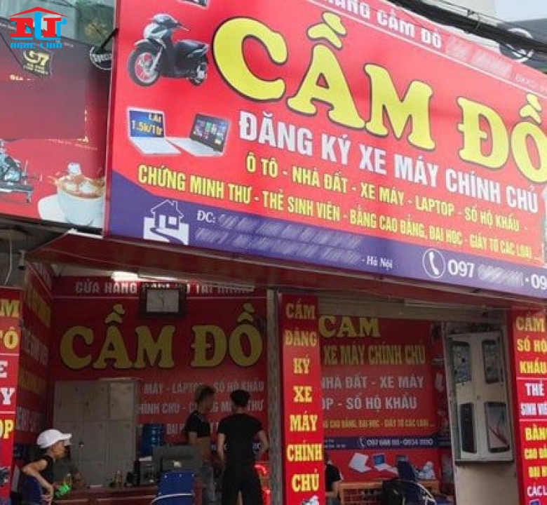 BẢNG HIỆU CẦM ĐỒ ĐẸP - ĐỘC ĐÁO - THU HÚT KHÁCH HÀNG