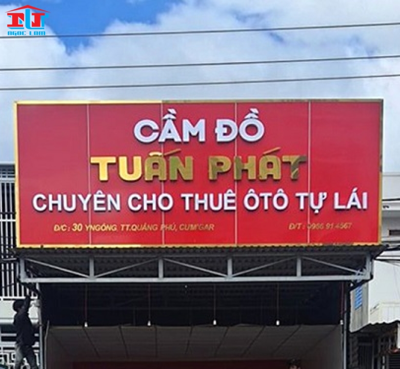 BẢNG HIỆU CẦM ĐỒ ĐẸP - ĐỘC ĐÁO - THU HÚT KHÁCH HÀNG