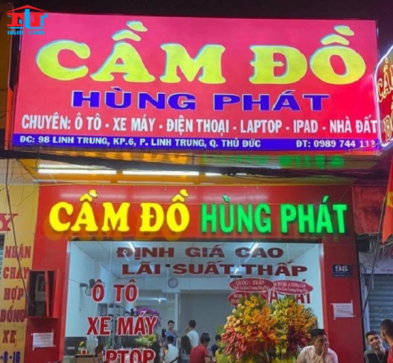 BẢNG HIỆU CẦM ĐỒ ĐẸP - ĐỘC ĐÁO - THU HÚT KHÁCH HÀNG