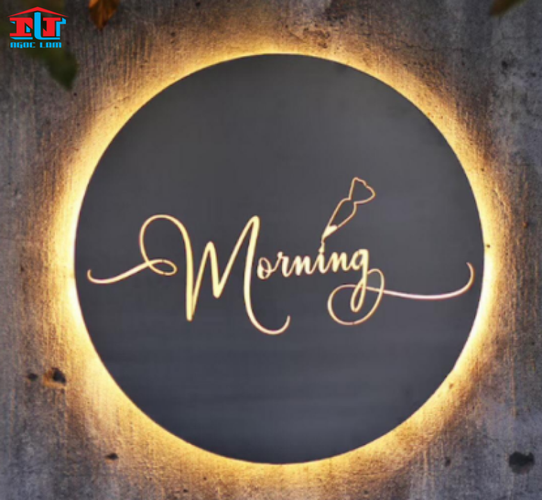 logo, Chữ Nổi Led Hắt Sáng Chân