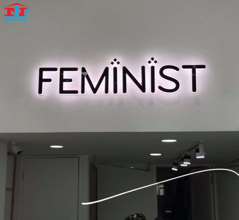 logo, Chữ Nổi Led Hắt Sáng Chân