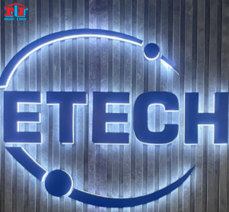 logo, Chữ Nổi Led Hắt Sáng Chân