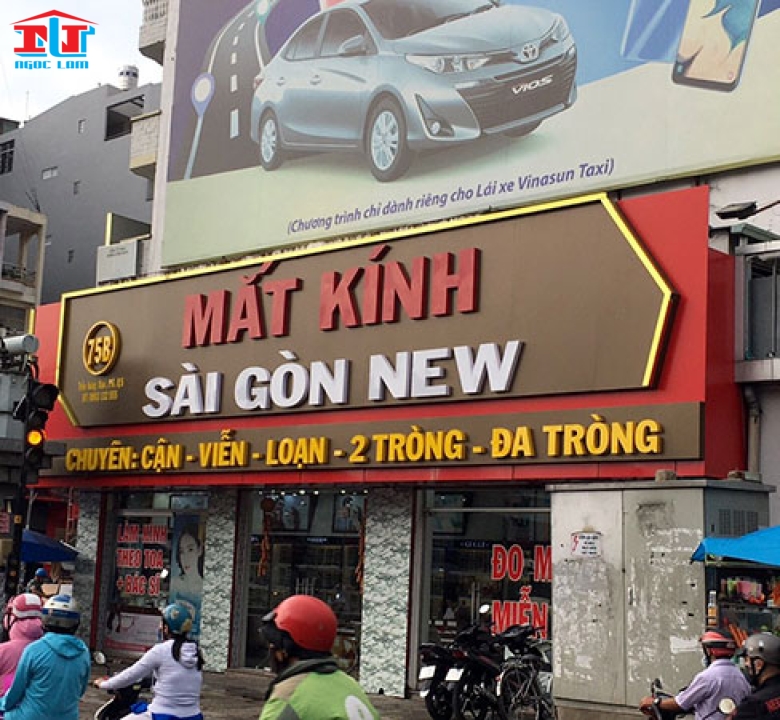 BẢNG HIỆU QUẢNG CÁO MẮT KÍNH ĐẸP, THỜI TRANG, ĐỘC ĐÁO