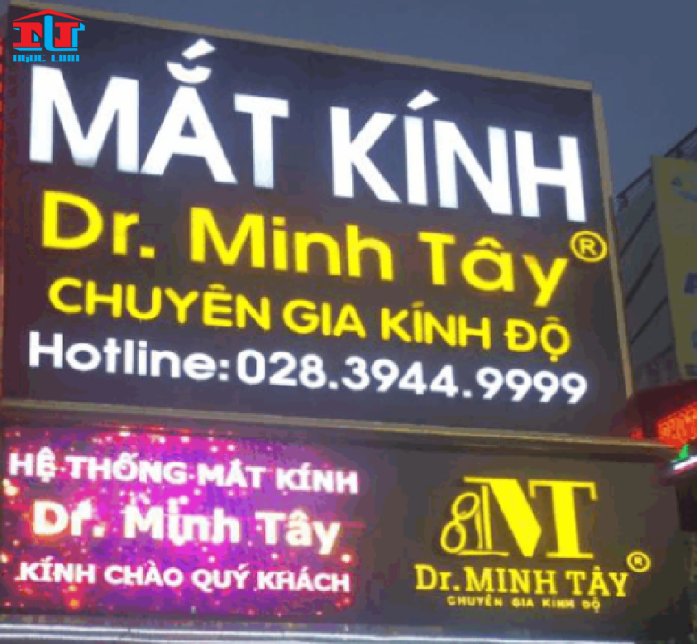 BẢNG HIỆU QUẢNG CÁO MẮT KÍNH ĐẸP, THỜI TRANG, ĐỘC ĐÁO