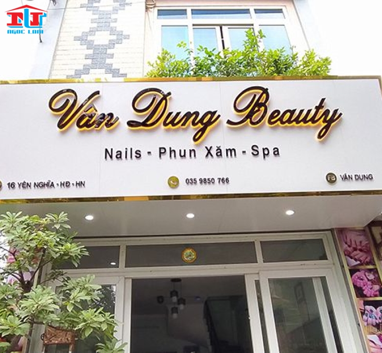 THIẾT KẾ & THI CÔNG BẢNG QUẢNG CÁO SPA
