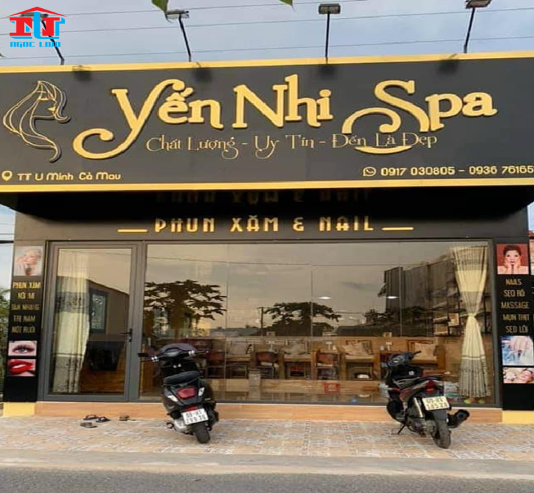 THIẾT KẾ & THI CÔNG BẢNG QUẢNG CÁO SPA