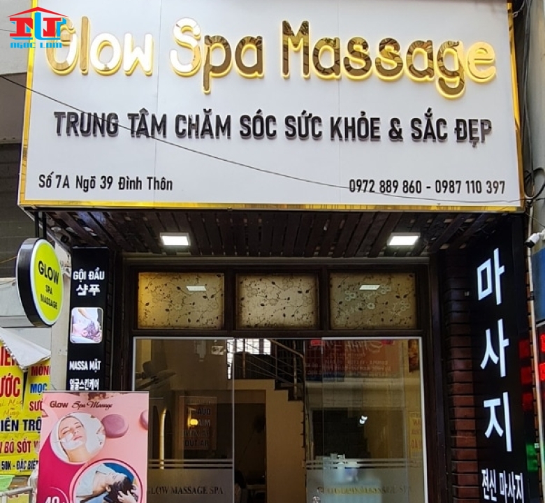 THIẾT KẾ & THI CÔNG BẢNG QUẢNG CÁO SPA