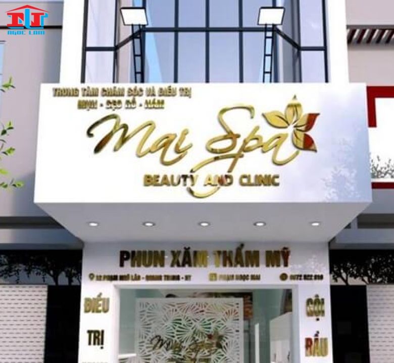 THIẾT KẾ & THI CÔNG BẢNG QUẢNG CÁO SPA