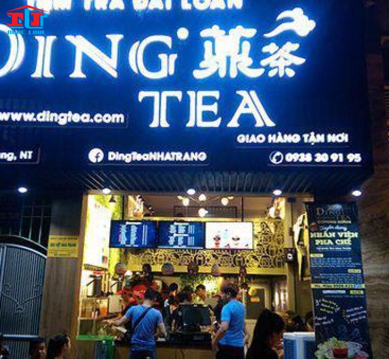 Mẫu bảng hiệu quảng cáo quán trà sữa đẹp thu hút giới trẻ