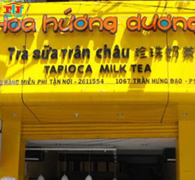 Mẫu bảng hiệu quảng cáo quán trà sữa đẹp thu hút giới trẻ